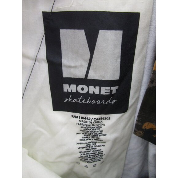 Monet Skateboards Pants 38 Cargo Camouflage Double Knee Baggy Skater - Picture 10 of 11